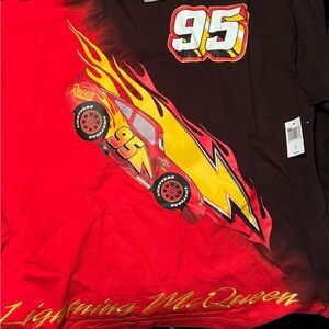 Disney Cars Lightning McQueen Shirt - Red and Black